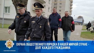 Добровольные дружины помогают милиции в охране правопорядка в Горках