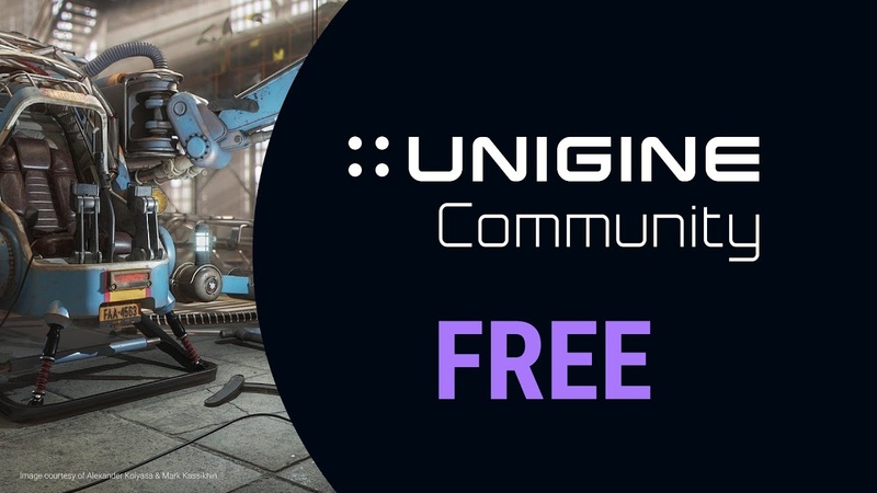 UNIGINE 2 Community ( Free 3 D Engine) Launch