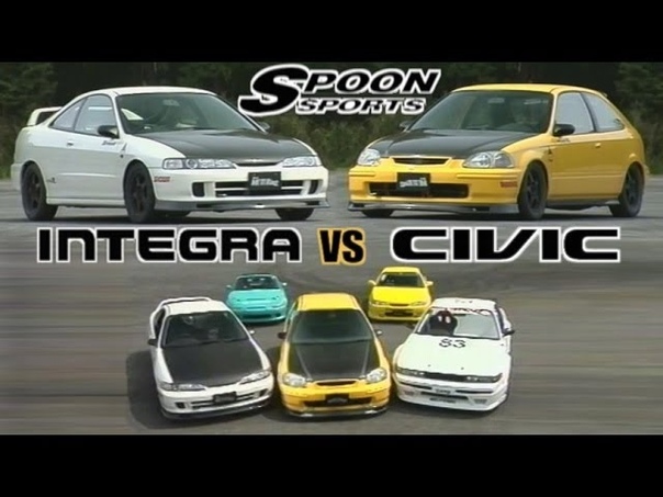 ENG CC Tuned NA battle Spoon Integra R, Spoon Civic, Silvia S13, MX 5, Levin Tsukuba