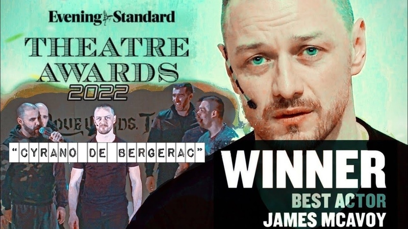 James Mc Avoy wins 2022 Best Actor for Cyrano de Bergerac , , Live
