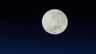 Moon Sets Behind Earth from ISS in 8k