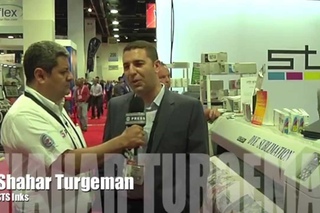 Interview with Shahar Turgeman, President at STS INKS, from SGIA Expo 2014 in Las Vegas, NV