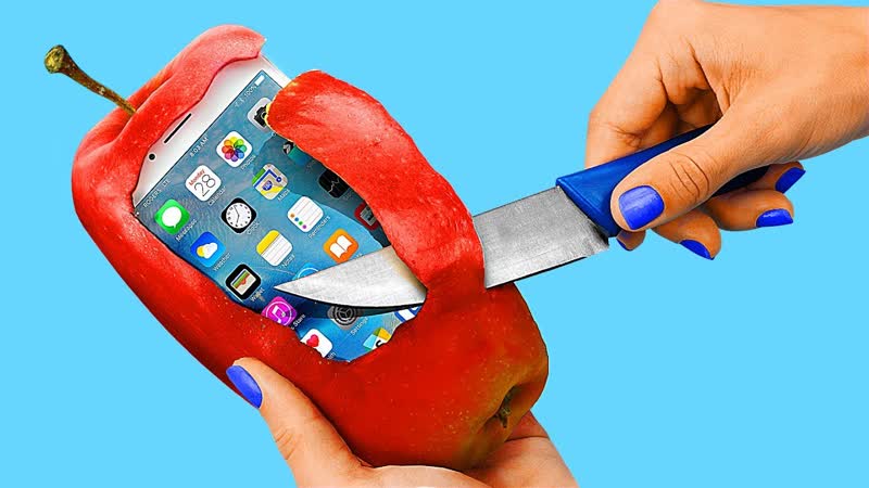 Съедобные чехлы для телефона, 8 пранков над