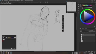 Speedpainting in Photoshop Figure Drawing from Croquis Cafe on Vimeo