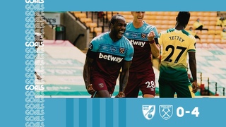 GOALS | NORWICH CITY 0-4 WEST HAM UNITED