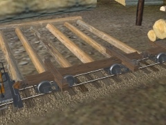 30in Skeleton Log Car