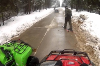 New Year 2013 winter ATV club Crazy Ducks